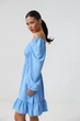 Сукня міні бохо з резинкою по ліфу Wear me *M/L Блакитний (14_24_5338_9887) - изображение 3