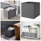 Оксамитова коробка для зберігання речей IKEA DRÖNA DRONA 33x38x33 см сірий органайзер для одягу білизни іграшок - зображення 2