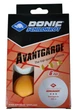 Мячи для настольного тенниса DONIC Advantgarde 3stars 40+ комплект 6штук белый+оранжевый - изображение 1