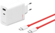 Ładowarka sieciowa OnePlus Supervooc Dual Ports GaN 120 W + Kabel USB-C White (6921815627715) - obraz 1