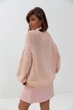 Светр в'язані ромби Wear me XL/XXL Пудра світлий (3_24_9948) - изображение 3