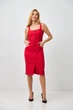Сарафан з джинс бенгаліна на широких бретелях Wear me L Червоний (16_25_34_11033) - изображение 1