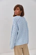 Світло в'язка з косами Wear me M/L Синій (3_24_9949) - зображення 3