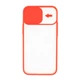 Силиконовый чехол для iPhone 12 со шторкой защищающей камеру UFT Red - изображение 1