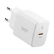 Сетевое зарядное устройство-адаптер Spigen ArcStation Essential GaN Pro EE201EU 20W Type-C White (ACH08701) - изображение 1