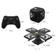 Детский квадрокоптер Edrone Black Knight Cube 414 на WiFi управлении с FPV камерой и пультом Черный (127-14-14184) - изображение 5
