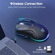 Игровая беспроводная мышь компьютерная Onikuma CW917 |2.4G, 800-4800DPI| с RGB подсветкой black - изображение 2