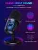 Мікрофон ігровий Onikuma USB Condenser Gaming Microphone M830 з RGB підсвіткою Black - зображення 8