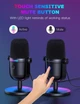 Мікрофон ігровий Onikuma USB Condenser Gaming Microphone M830 з RGB підсвіткою Black - зображення 10