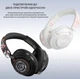 Бездротові навушники Headset EL-GT1s з мікрофоном і ANC, Bluetooth 5.4 для телефону, ПК, планшета White - зображення 4
