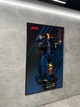 Арт Держатель Рамка на Стену 80x50 см. для Фирменного Конструктора Technic F1 Oracle Red Bull Racing RB20 (42206) Ред Булл Формула 1 Сезон 2024 - Type-E - изображение 6