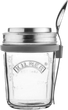 Słoik Kilner z łyżeczką przeźroczysty 350 ml (5010853253046) - obraz 1