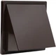 Вытяжной колпак с обратным клапаном AirRoxy 125 brown пластик коричневый 02-502BR - изображение 3