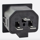 Разъем панельный SCOLMORE ACP-135015BK гнездо IEC Lock C13 IEC320 серия IEC Lock с фиксацией соединения 3 контакта - изображение 4