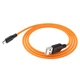 Кабель силіконовий HOCO Micro USB X21 Plus 1м оранжевий - зображення 1