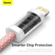 Кабель BASEUS Type-C to Lightning Dynamic Series 2 метра усиленный (CALD000107) оранжевый - изображение 4