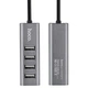 Концентратор адаптер хаб HOCO Line machine HB1 1 USB-A to 4 USB серый - изображение 1