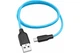 Кабель силіконовий HOCO X21 Plus MicroUSB Silicone 1 метр блакитний - зображення 2