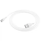 Кабель силиконовый эластичный HOCO X61 Type-C Ultimate silicone charging data cable 1m 3A белый - изображение 2