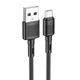 Кабель HOCO X83 Micro-USB Victory 1 метр чорний - зображення 3