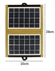 Сонячна панель з usb виходом CL 670 (похідна зарядна установка 7W з USB) для кемпінгу, туризму, будинку, дачі, телефонів - зображення 3