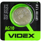 Батарейки Videx AG 10 (LR1130) для часов - изображение 1