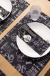 Чехол для столовых приборов ПРОВАНС Breakfast black, 24х10см 039661 - изображение 5