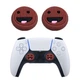 Силиконовые накладки на стик для геймпадов PS5/PS4/Xbox One/Series S/Series X/Switch Pro 2 шт Smile Brown - изображение 1