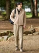 Куртка демисезонная мужская Uniqlo 602292528 L Бежевая ( 1159831943) - изображение 3