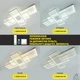 Смарт люстра Esllse SVEN 110W 3S SMART LED APP біла 5500Лм 900x500x80мм світлодіодна з пультом і додатком для смартфону - зображення 4