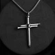 Чоловічий кулон на шию з нержавіючої сталі "Nail Cross" - зображення 1
