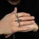 Чоловічий кулон на шию з нержавіючої сталі "Nail Cross" - зображення 6