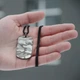 Чоловічий кулон на шию з нержавіючої сталі "Black Token" - зображення 10