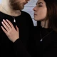 Парні кулони для закоханих на шию з нержавіючої сталі "Letter of love" - зображення 10