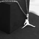 Чоловічий кулон на шию з нержавіючої сталі "Jordan" - зображення 6