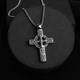Чоловічий кулон на шию з нержавіючої сталі "Celtic Cross" - зображення 4