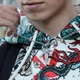 Чоловічий кулон з цепкою "Лист Коноплі" з нержавіючої сталі - зображення 8