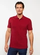 Бордовое мужское поло с карманом LC Waikiki 3XL - изображение 1