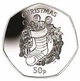 Монета Остров Мэн 50 пенсов 2013 UNC Новый год и Рождество - изображение 2