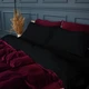 Пододеяльник MirSon Велюр Winter Frost 28-0007 + 28-0002 Poinsettia Velvet 143х210 (2200004007557) - изображение 4