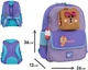 Рюкзак школьный YES S-104 Line Friends Pretty Choco 36 x 26 x 13 см 12 л (5056574445865) - изображение 2