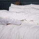 Простынь на резинке MirSon Велюр Winter Frost 28-0001 White Velvet 150х190 (2200003991000) - изображение 6