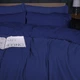 Простынь на резинке MirSon Велюр Winter Frost 28-0006 Navy blue Velvet 80х200 (2200004000145) - изображение 6