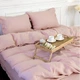 Простынь на резинке MirSon односпальная 70x190+10 см Natural Linen Dearness Лен (2200007102501) - изображение 4