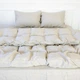 Простынь на резинке MirSon односпальная 70x190+10 см Natural Linen Grey sky Лен (2200007102600) - изображение 1