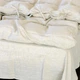 Простынь на резинке MirSon односпальная 70x190+10 см Natural Linen Grey sky Лен (2200007102600) - изображение 9