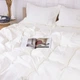 Простынь MirSon Poplin Line 002 Milky White 180х220 см (2200006277989) - изображение 5