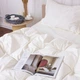 Простынь MirSon Poplin Line 002 Milky White 180х220 см (2200006277989) - изображение 9