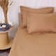 Простынь MirSon Poplin Line 015 Sandy 150х200 см (2200006278221) - изображение 2