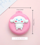 Круглая раскладная расческа с зеркалом Dog (Kuromi ) геншень, манги, hello kitty, Санрио Китти, Мелоди (AN)34160 - изображение 2